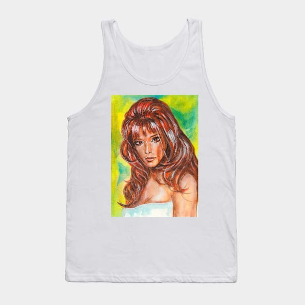 Mylène Farmer Tank Top by Svetlana Pelin